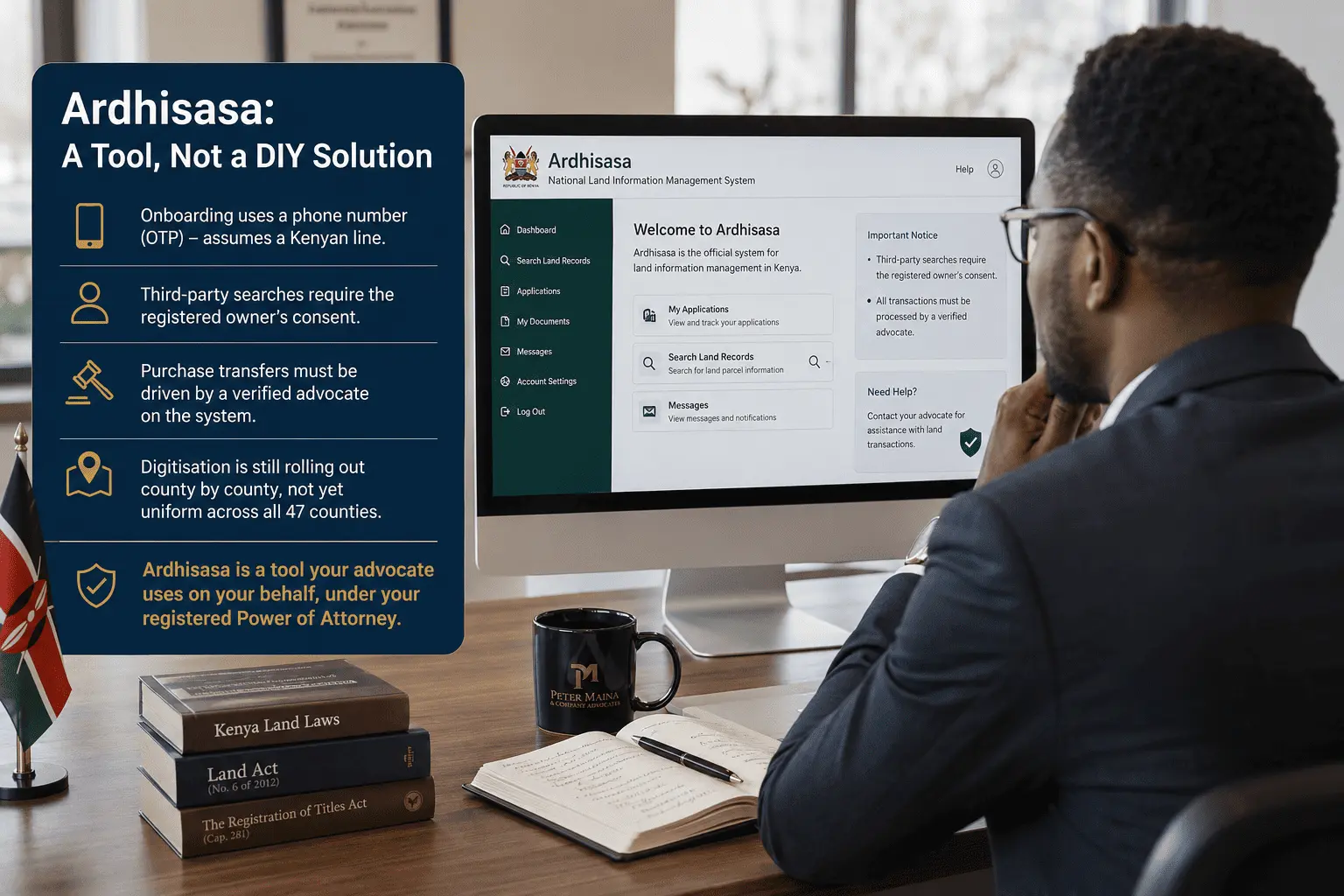 Ardhisasa online portal guide for buying land in Kenya from abroad
